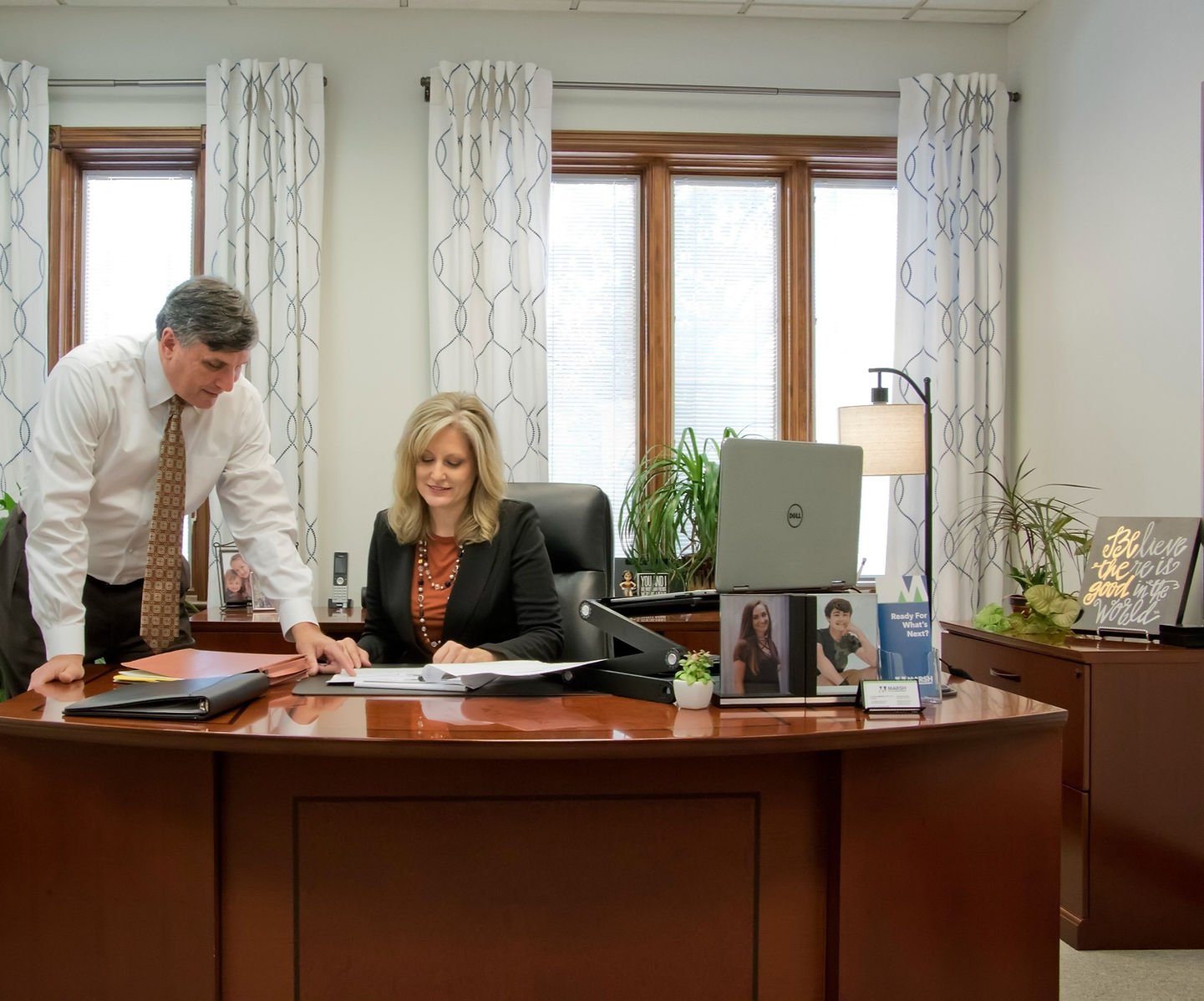 Yvonne and Mike | Marsh Wealth Management  Office